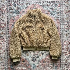 Love Tree Tan Sherpa Jacket